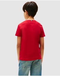 Tommy Hilfiger - Varsity Interlock Knit Logo T-Shirt - Teens