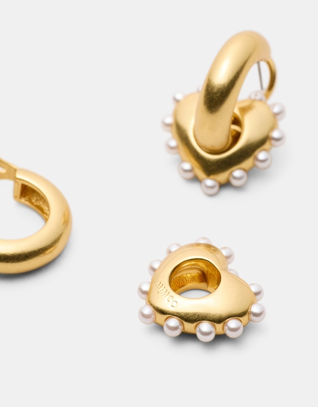 MIMCO - Adore Heart Hoop Earrings