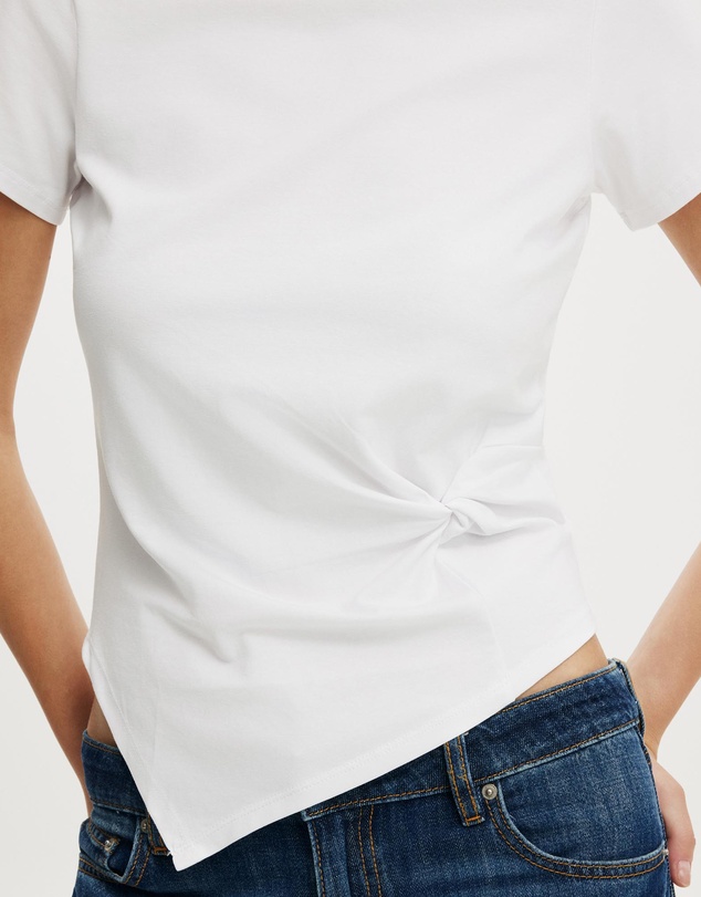 Cotton On - Twist Short Sleeve Tee