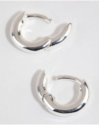 Lovisa - Sterling Silver Mini Chubby Huggie Earrings
