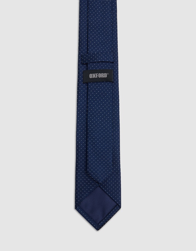 Oxford - Sheldon Spot Silk 7Cm Tie