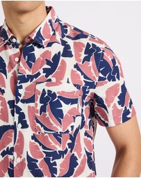 Marcs - Identity Leaf Linen Mix Shirt