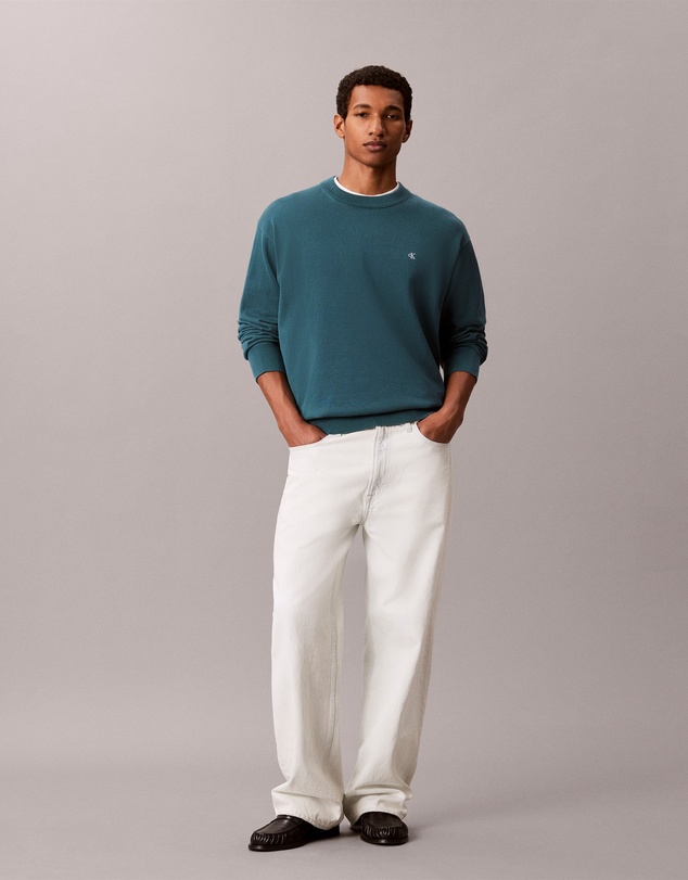 Calvin Klein Jeans - Relaxed Cotton Monogram Jumper