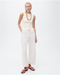 M.N.G - Boat Neck Strapless Top
