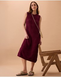 Ceres Life - Daisy Diamond Knit Midi Dress