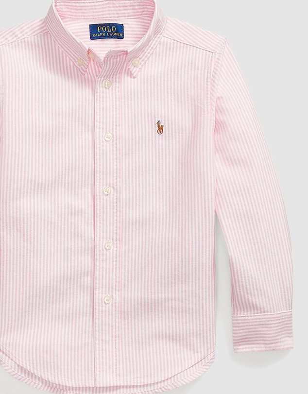 Polo Ralph Lauren - Striped Cotton Oxford Shirt - Babies-Kids