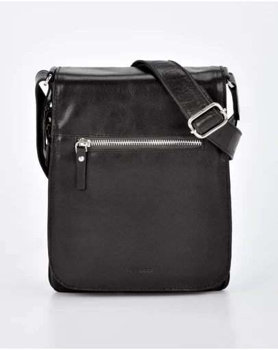 Cobb & Co - Notting Jr. Leather RFID Expandable Satchel
