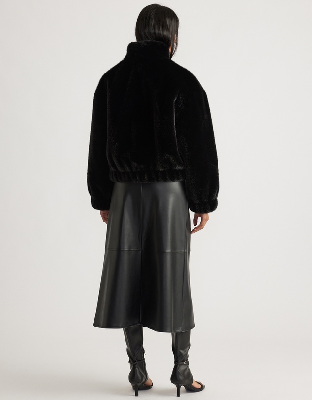 Decjuba - Saylor Faux Fur Bomber Jacket