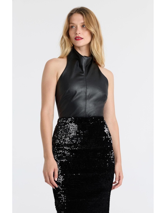 Bardot - Gina Vegan Leather Top