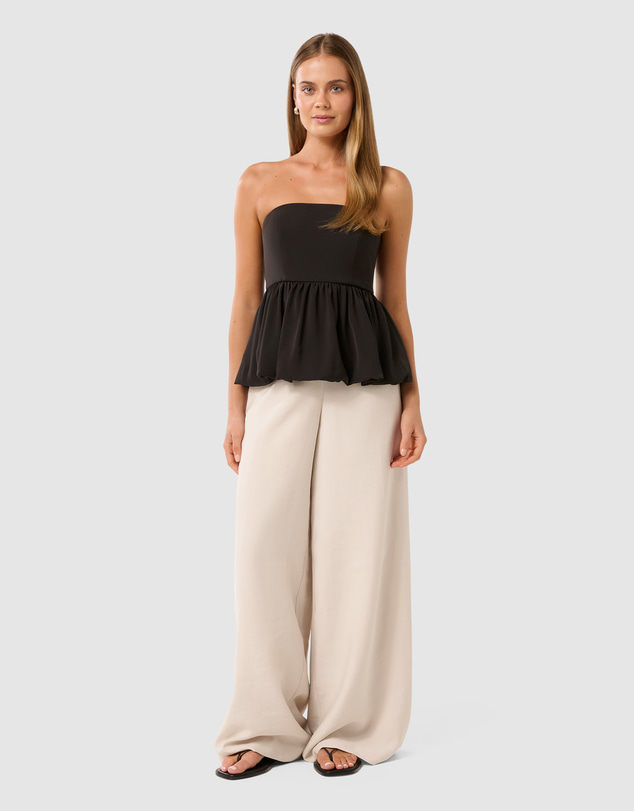 Forever New - Victoria Strapless Peplum Top