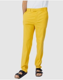 Justin Cassin - Parish Straight Linen trouser