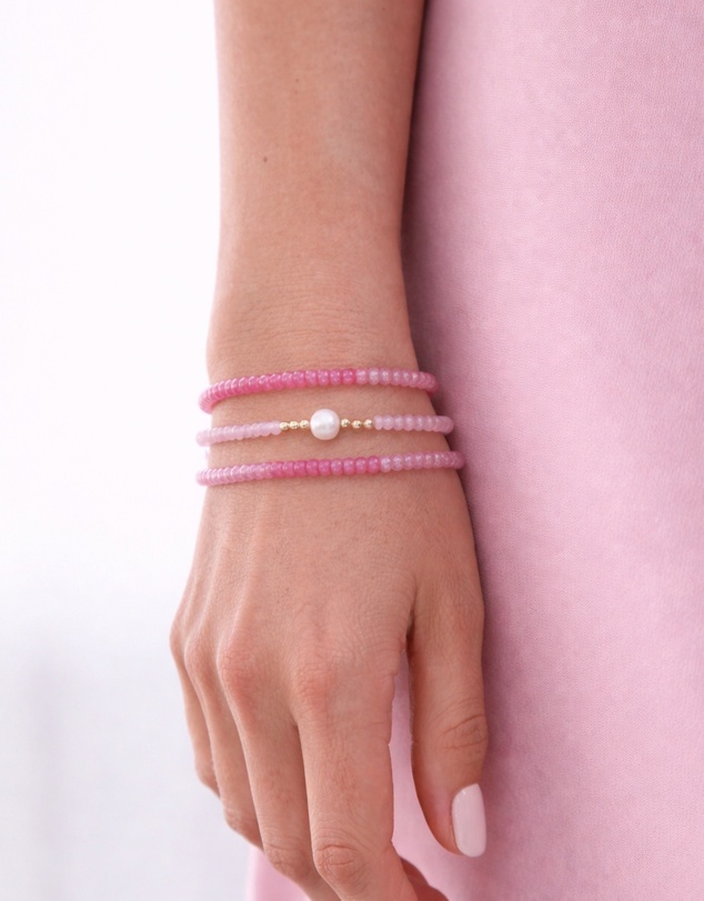Miz Casa and Co - Crystal Beaded Bracelet Stack