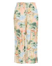 City Chic - Halle Sardinia Print Wide Leg Pant