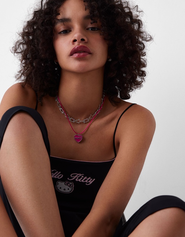 Bershka - Set Of 2 Hello Kitty Necklaces