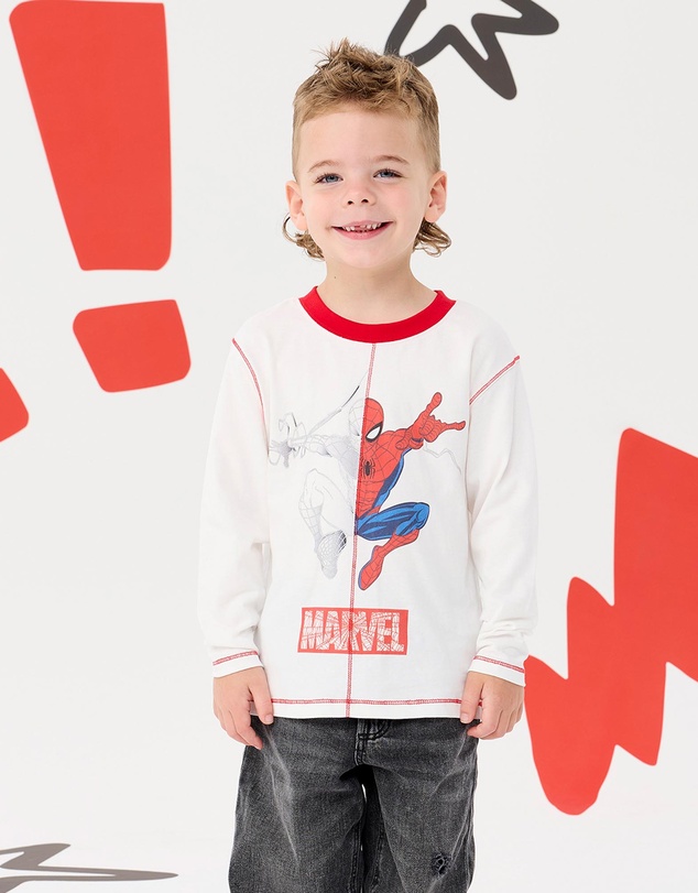 Rock Your Kid - Spiderman LS Tee - Kids-Teens