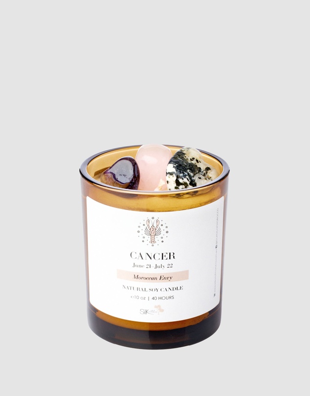 Silk Oil of Morocco - Cancer Amber Natural Soy Candle