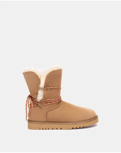EVERAU - Australian Shepherd Ugg Carmont Double Faced Sheepskin Upper UGG Boots