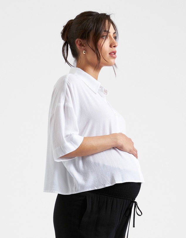 Ripe Maternity - Farrah Crop Shirt