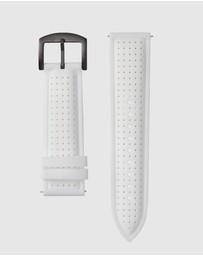 Maxum - Raglan Band White Silicone Strap Black Buckle