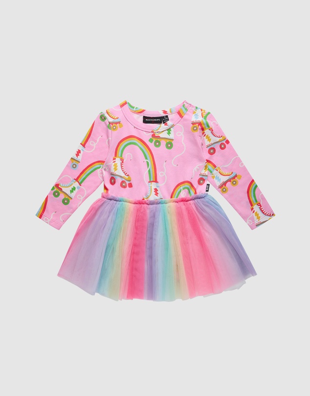 Rock Your Baby - Let The Good Times Roll Circus Frill Bodysuit Dress