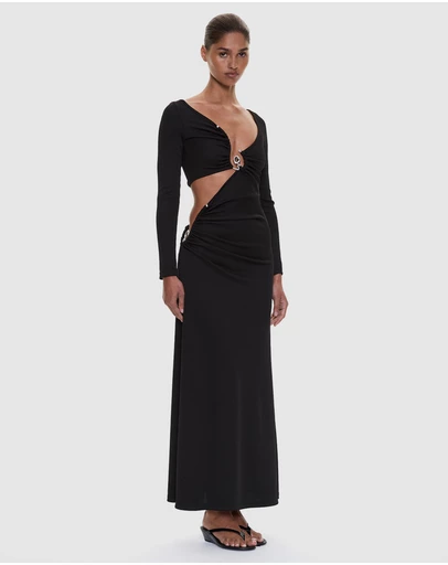 Christopher Esber - Diverge Droplet Long Sleeve Dress