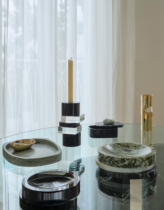 Greg Natale - Pietra Brass Dish Unlacquered