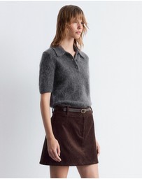 & Other Stories - Brushed Knit Polo T-Shirt