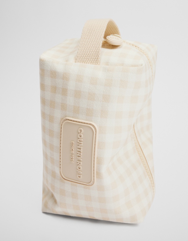 Country Road - Gingham Wash Bag