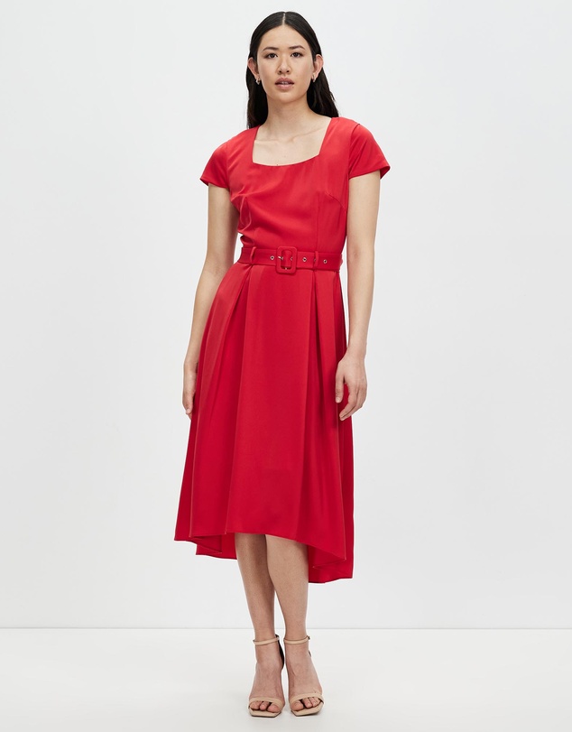 Pink Ruby - Wonderful Moments Cap Sleeve Dress