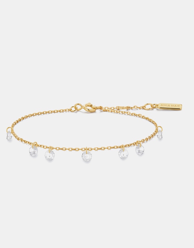 Ania Haie - Ania Haie Gold Droplet Station Bracelet