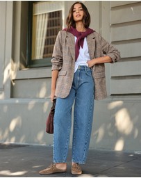 Ceres Life - Leah Tapered Barrel Jean