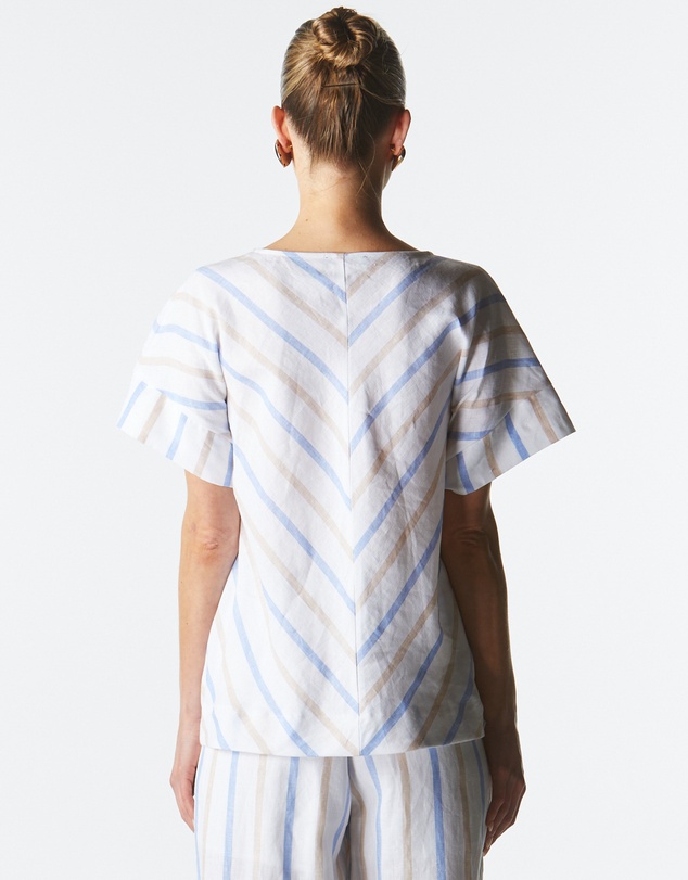 Fate + Becker - Poolside Boxy Top