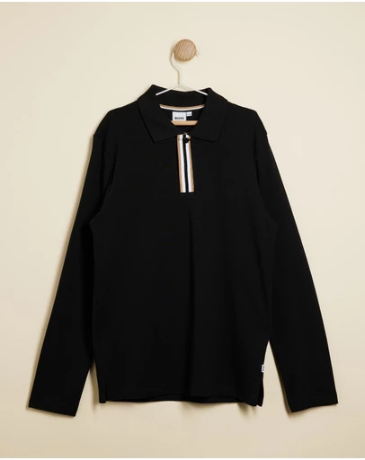 BOSS - Long Sleeve Polo - Kids-Teens