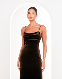 Pilgrim - Berlin Cowl Neck Velvet Gown