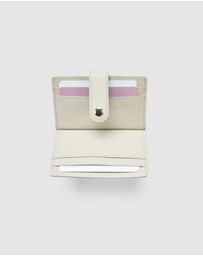 Globite - Leather RFID Card Holder Snap Button