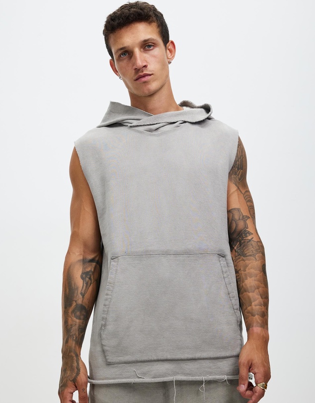 Surrounded By Ghosts - The Anandite French Terry Sleeveless Hoodie