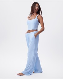 Bras N Things - Tara Long Pant - Light Blue