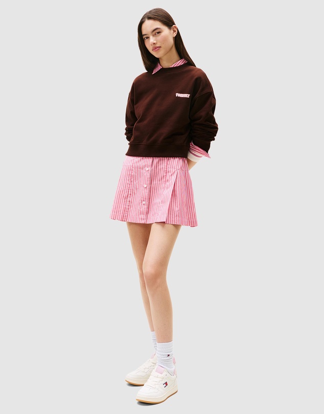 Tommy Jeans - Relax Crop TJ Bubble Crew Sweat