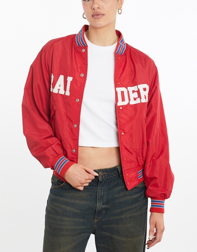 Vintage by The Real Deal - Pre Loved - Vintage 80s NFL Oakland Raiders Bomber Jacket