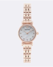Emporio Armani - Rose Gold-Tone Analogue Watch