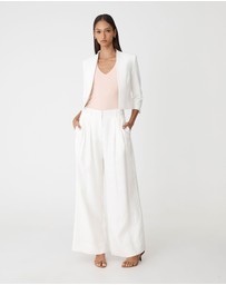 Forcast - Nikki Collarless Crop Jacket
