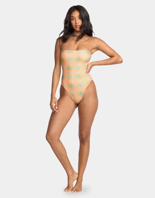 Billabong - Womens Shw Me Sun Reversible Trully Hi One Piece Swimsuit