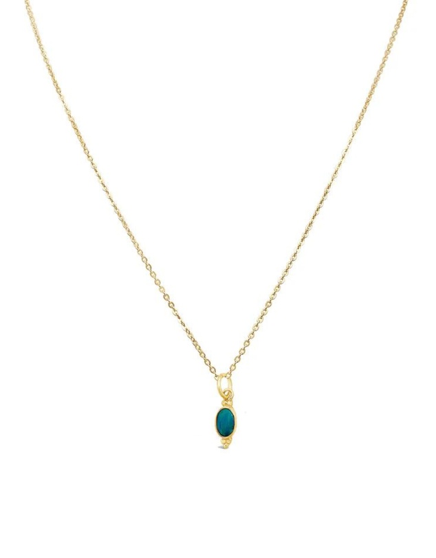 Ichu - Opal Trio Necklace Gold