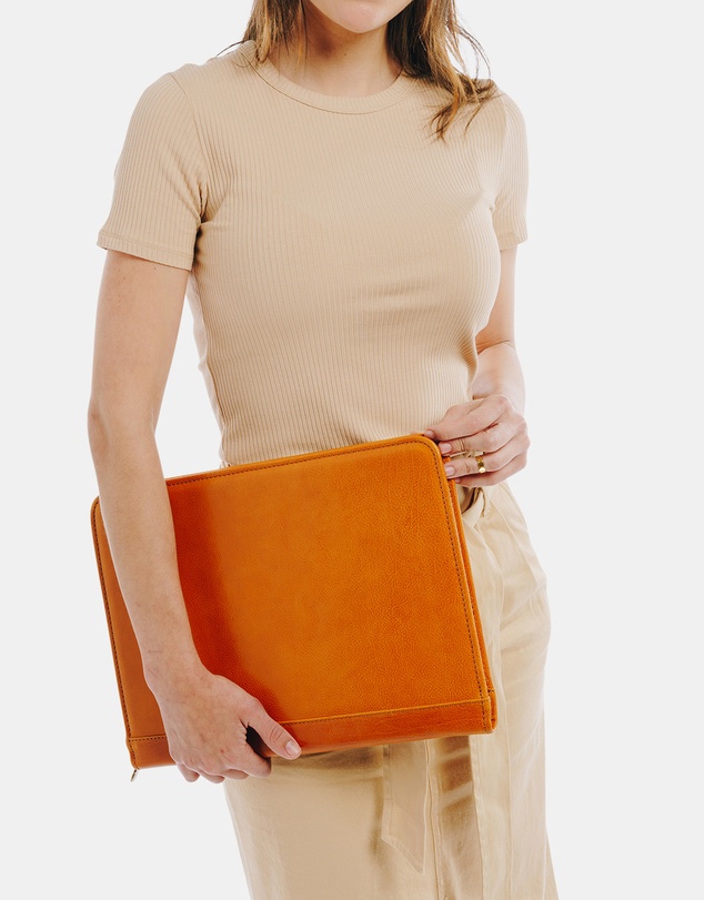 Republic of Florence - The Folio Yellow Leather A4 Compendium