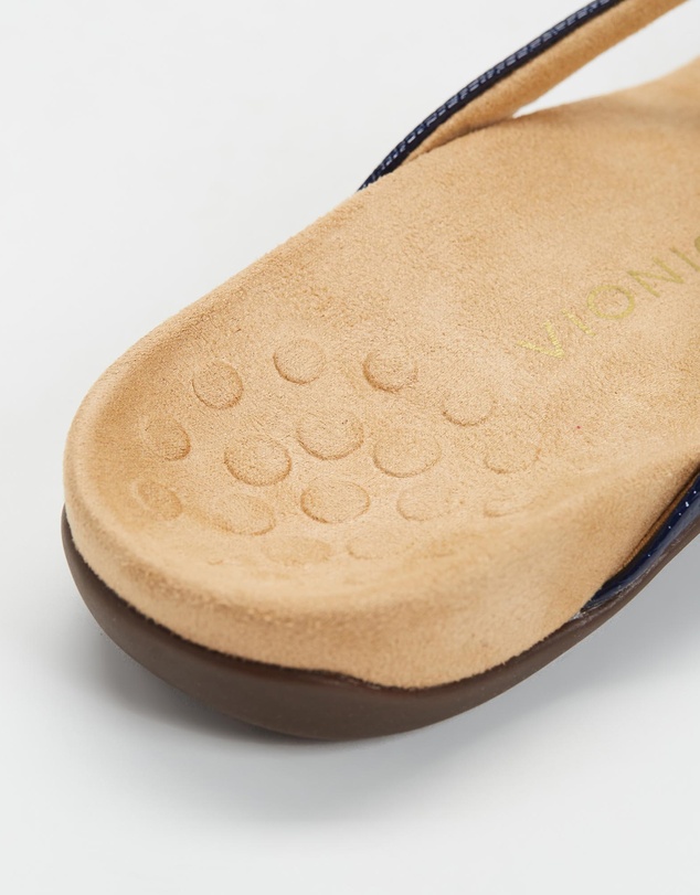 Vionic - Bella Toe Post Sandal - Navy Lizard