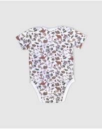 B Free Intimate Apparel - 100% Organic Short Sleeve Bodysuit - Baby & Toddler