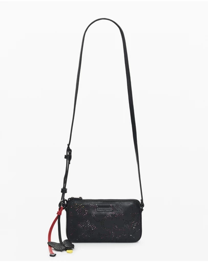 Desigual - Large crossbody wallet charm