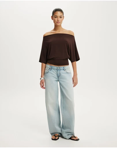 Cotton On - Lana Batwing SS Top
