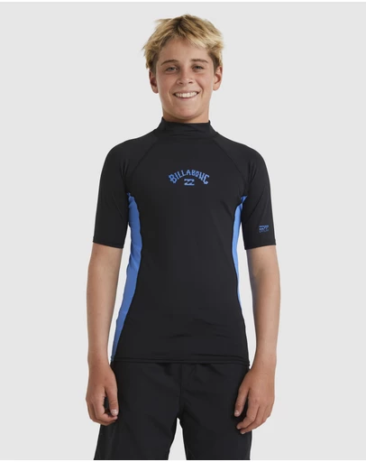 Billabong Kids - Boys 8 to 16 Arch Short Sleeve Rash Vest