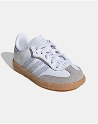 adidas Originals - Samba OG Comfort Closure Elastic Lace Shoes - Babies